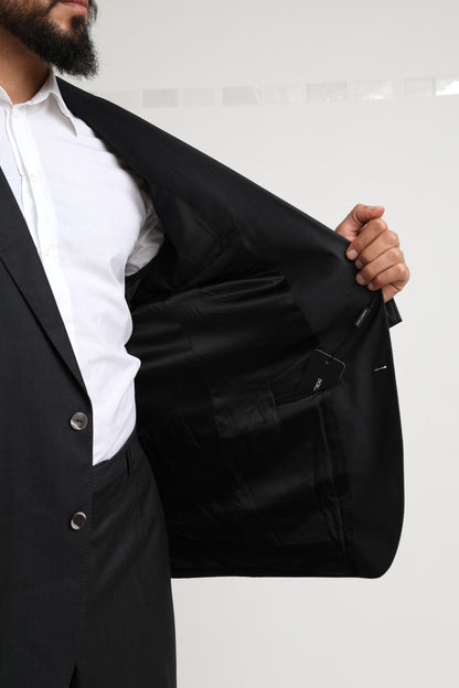 Dolce &amp; Gabbana Black MARTINI Single Breasted 2 Piece Suit