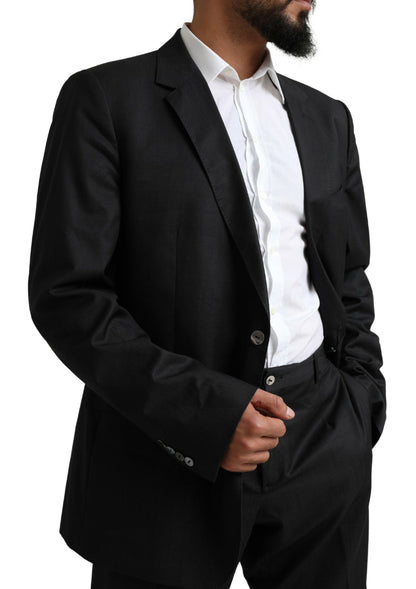 Dolce &amp; Gabbana Black MARTINI Single Breasted 2 Piece Suit