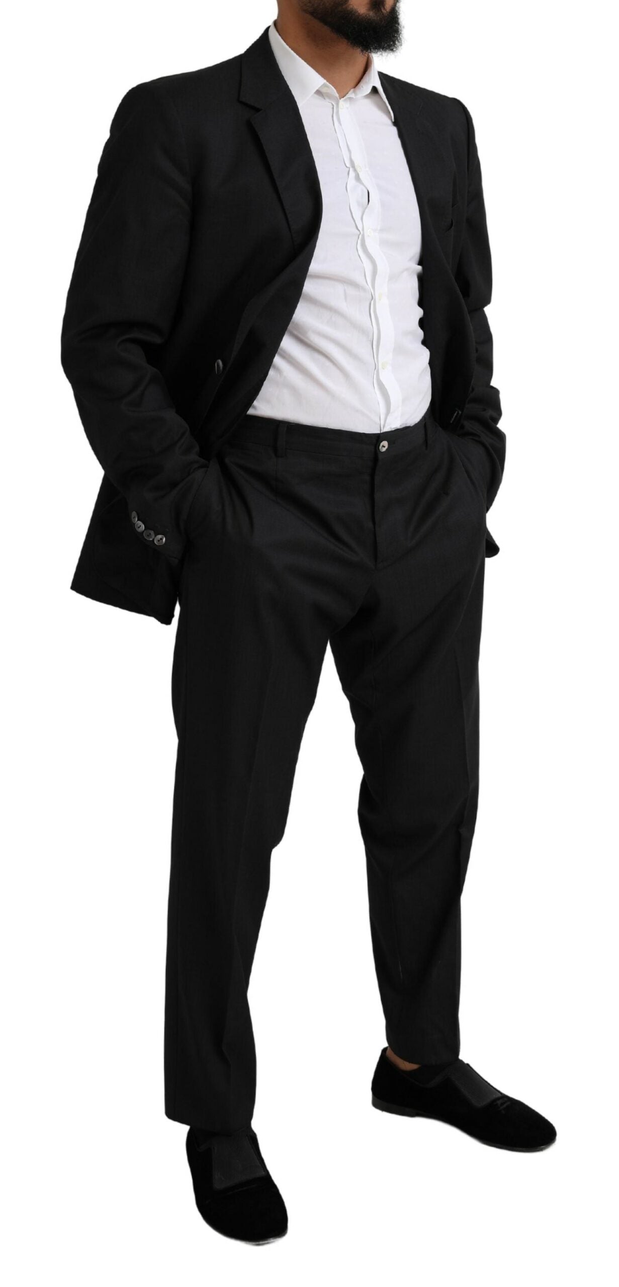 Dolce &amp; Gabbana Black MARTINI Single Breasted 2 Piece Suit
