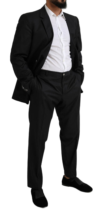 Dolce &amp; Gabbana Black MARTINI Single Breasted 2 Piece Suit
