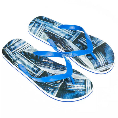 Just Cavalli Ljusblå EVA Herr Sandaler