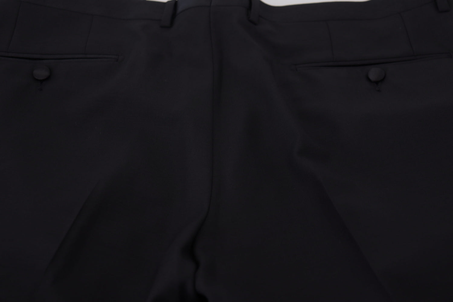 Dolce &amp;amp; Gabbana Svart Klänning Ull Siden Byxor Byxor