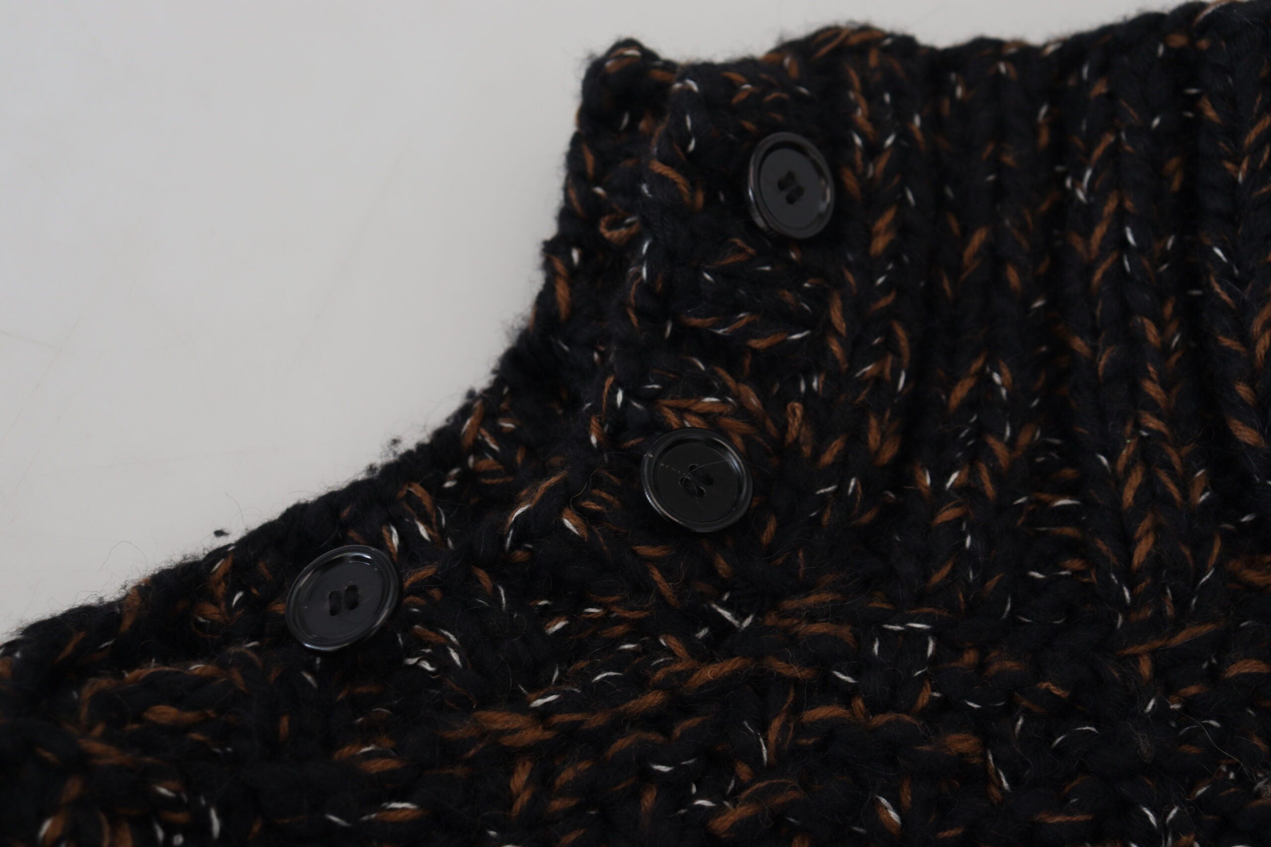 Dolce &amp; Gabbana Brown Fatto A Mano Turtleneck Pullover Sweater