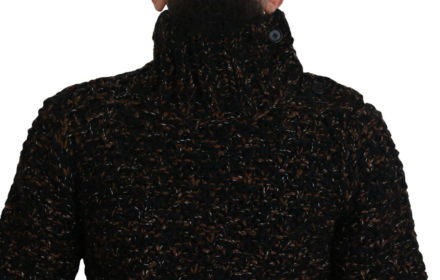 Dolce &amp; Gabbana Brown Fatto A Mano Turtleneck Pullover Sweater