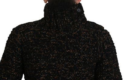 Dolce &amp; Gabbana Brown Fatto A Mano Turtleneck Pullover Sweater