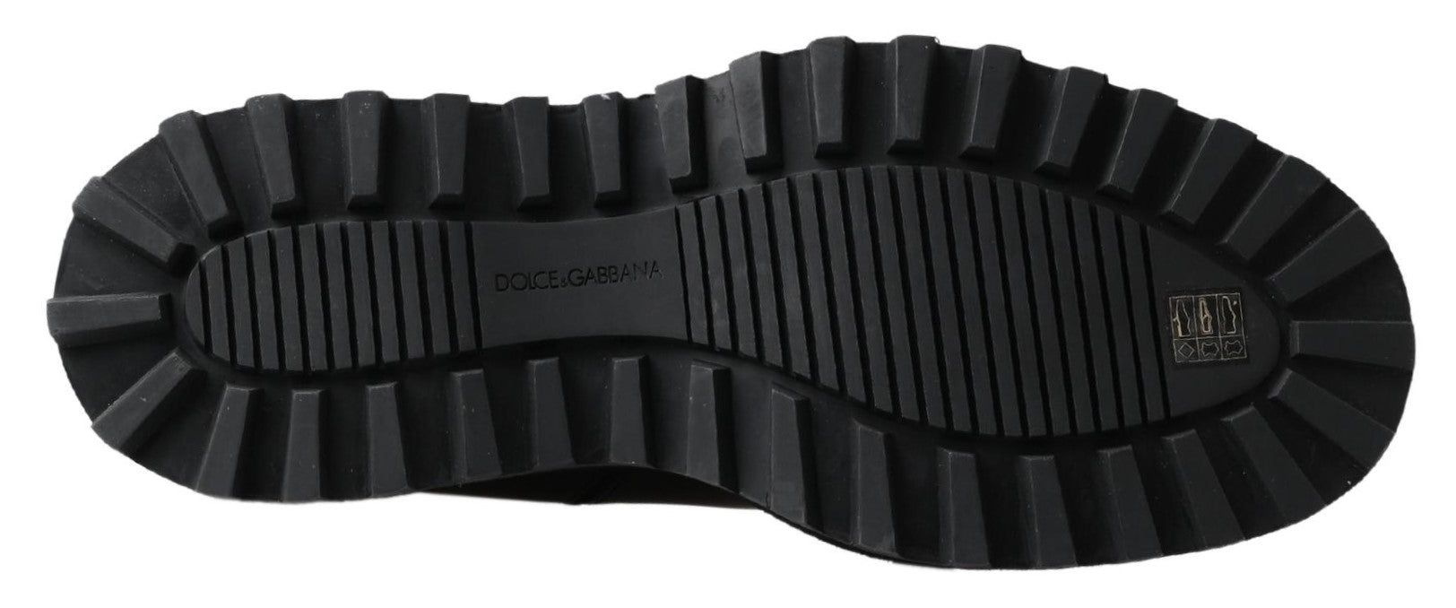 Dolce &amp; Gabbana Black Leather Slip on Stretch Boots
