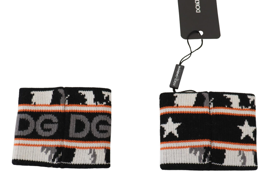 Dolce &amp;amp; Gabbana Orange och grått tvådelat set DG Royal armband