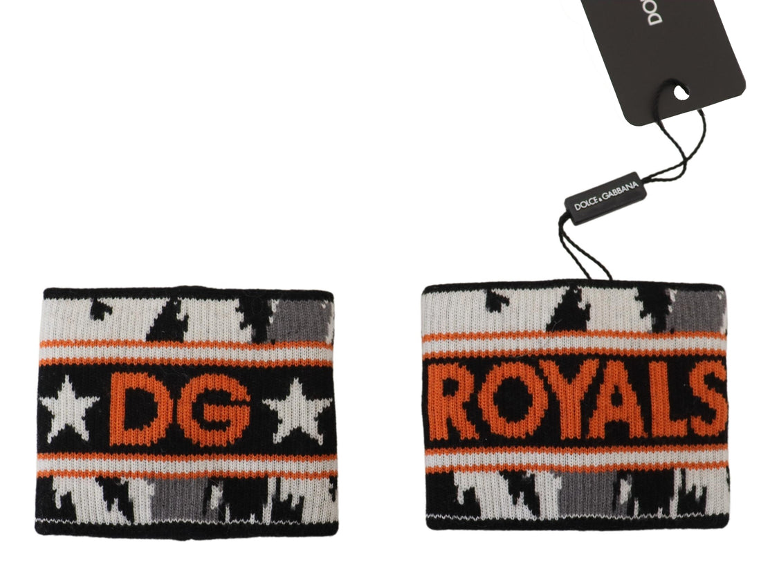 Dolce &amp;amp; Gabbana Orange och grått tvådelat set DG Royal armband