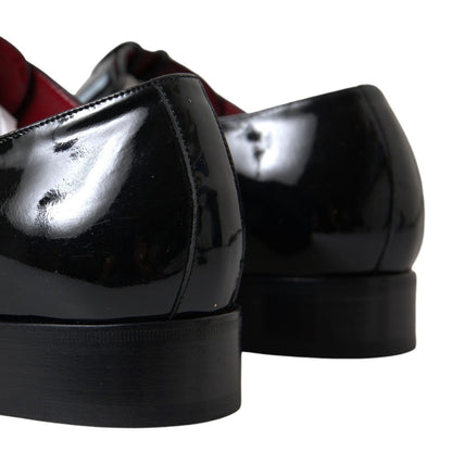Dolce &amp; Gabbana Black Patent Leather Formal Shoes