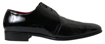 Dolce &amp; Gabbana Black Patent Leather Formal Shoes