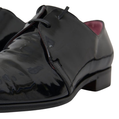 Dolce &amp; Gabbana Black Patent Leather Formal Shoes