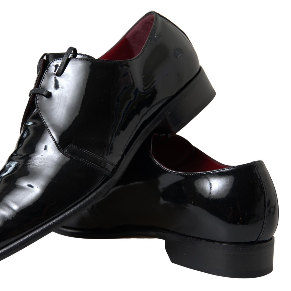 Dolce &amp; Gabbana Black Patent Leather Formal Shoes