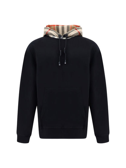 Burberry Elegant Oversized Svart Samuel Hoodie