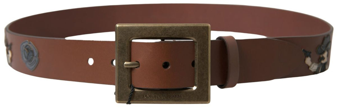 Dolce &amp;amp; Gabbana Brunt Läder 