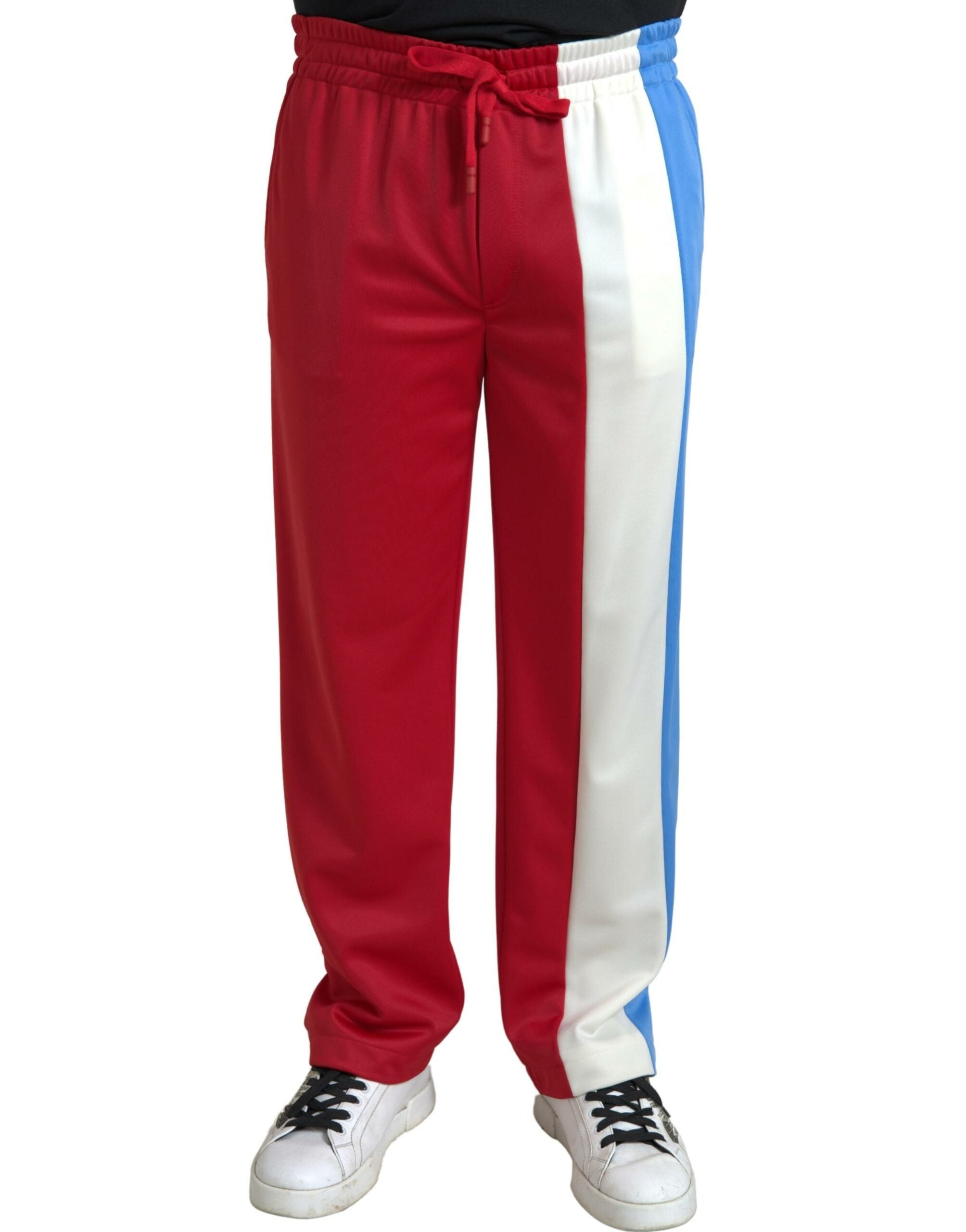 Dolce &amp;amp; Gabbana Flerfärgade Polyester Herr Träningsbyxor Byxor