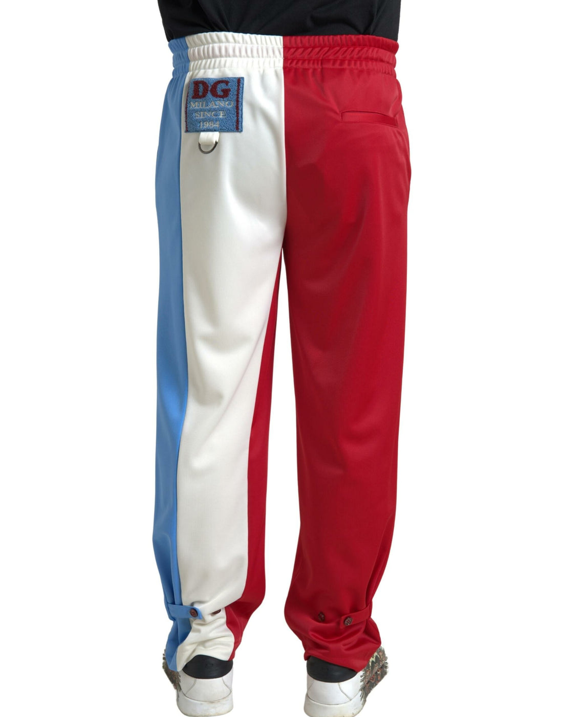 Dolce &amp;amp; Gabbana Flerfärgade Polyester Herr Träningsbyxor Byxor