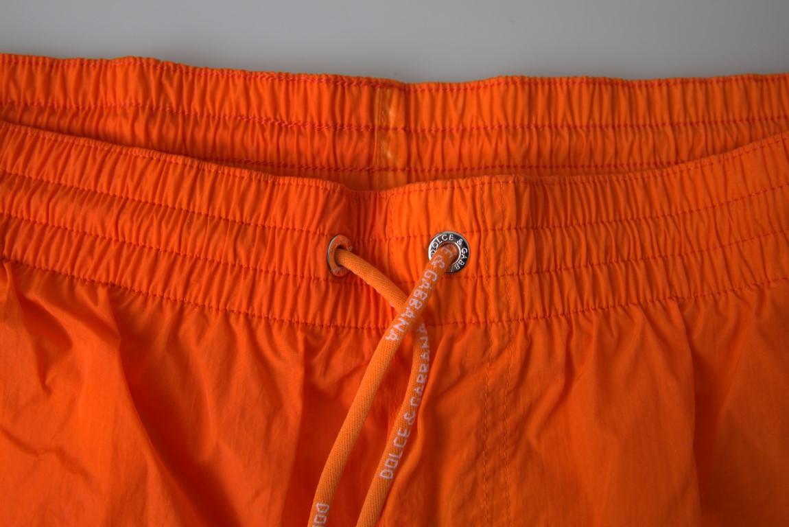Dolce &amp;amp; Gabbana Orange Blå Gradient Beachwear Badkläder Shorts