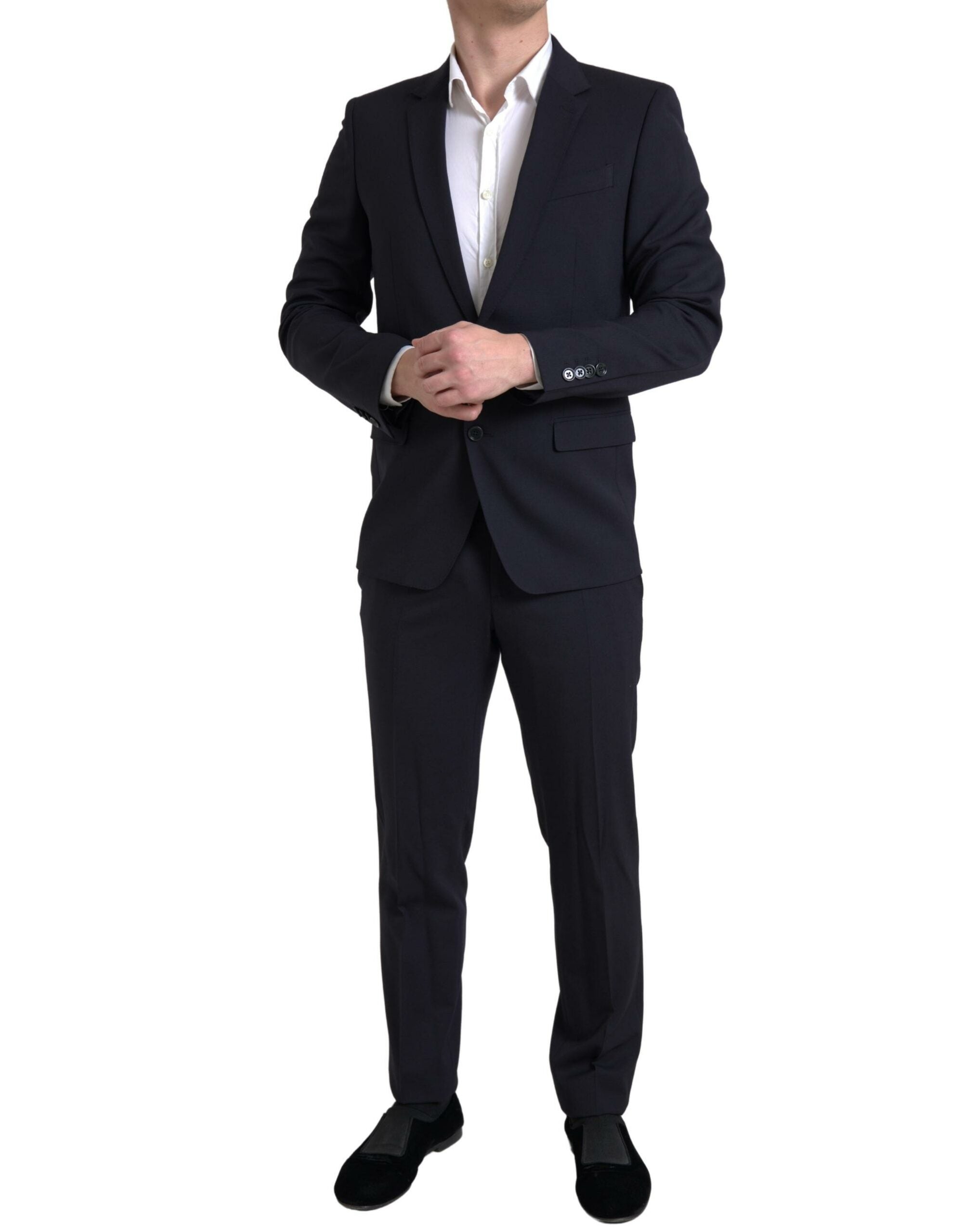 Dolce &amp; Gabbana Blue 2 Piece Single Breasted MARTINI Suit