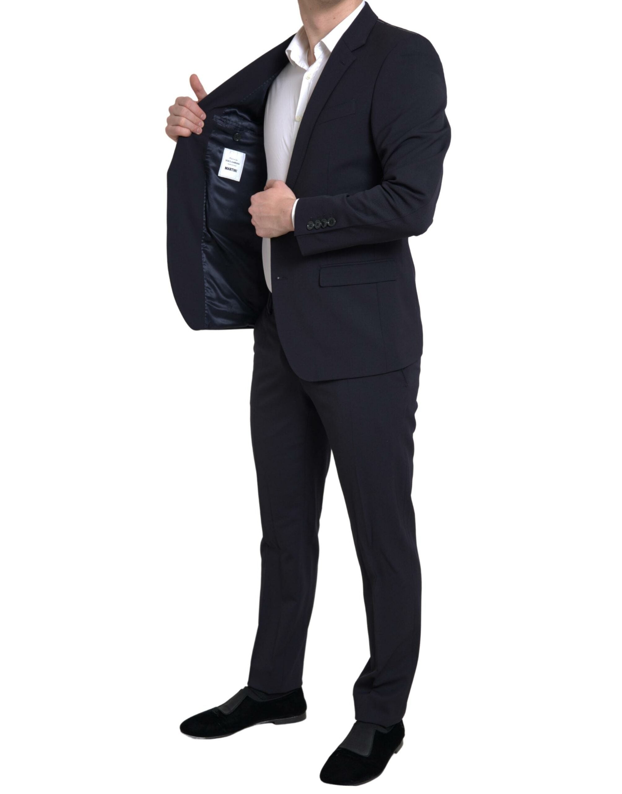 Dolce &amp; Gabbana Blue 2 Piece Single Breasted MARTINI Suit