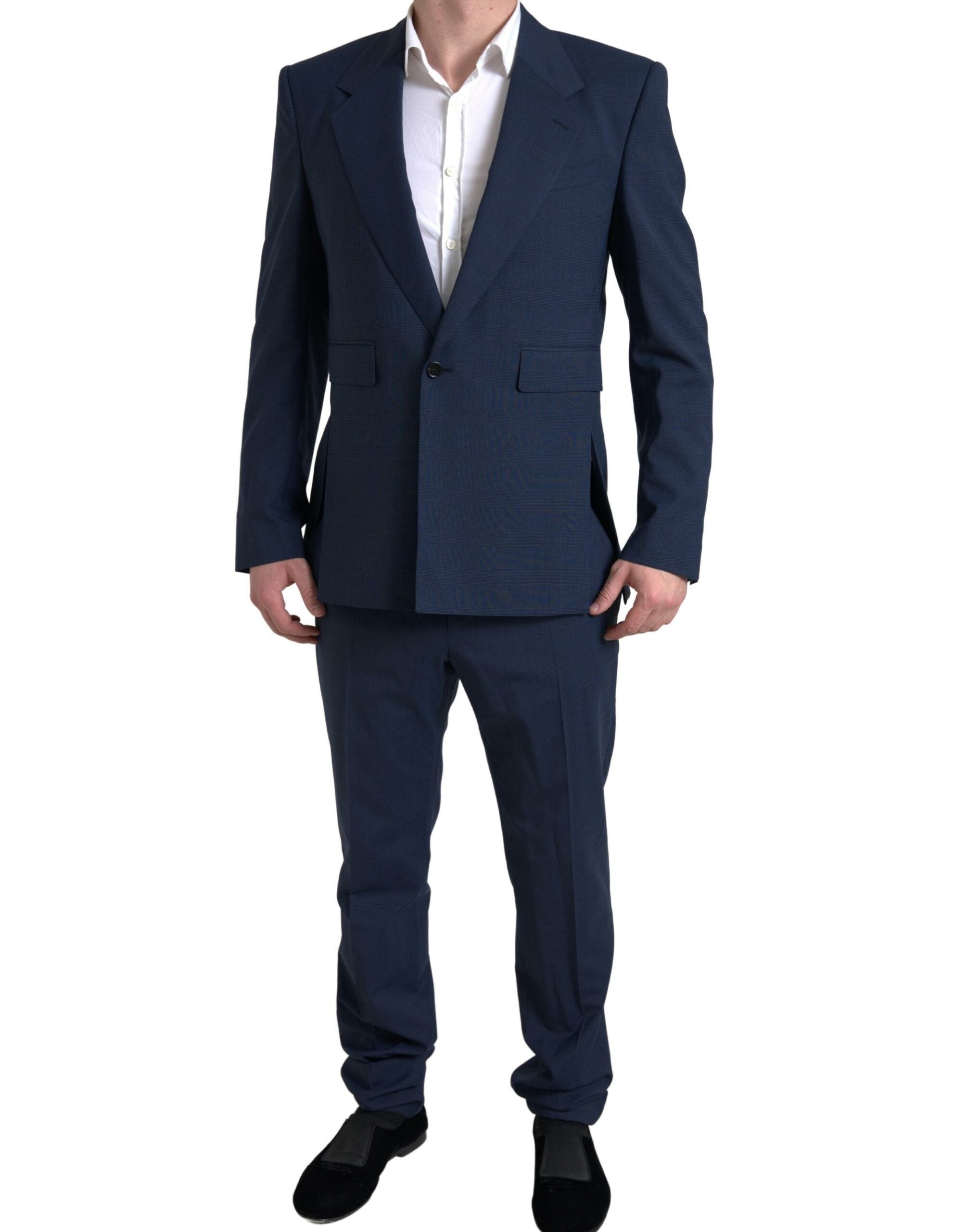 Dolce &amp; Gabbana Blue 2 Piece Single Breasted SICILIA Suit