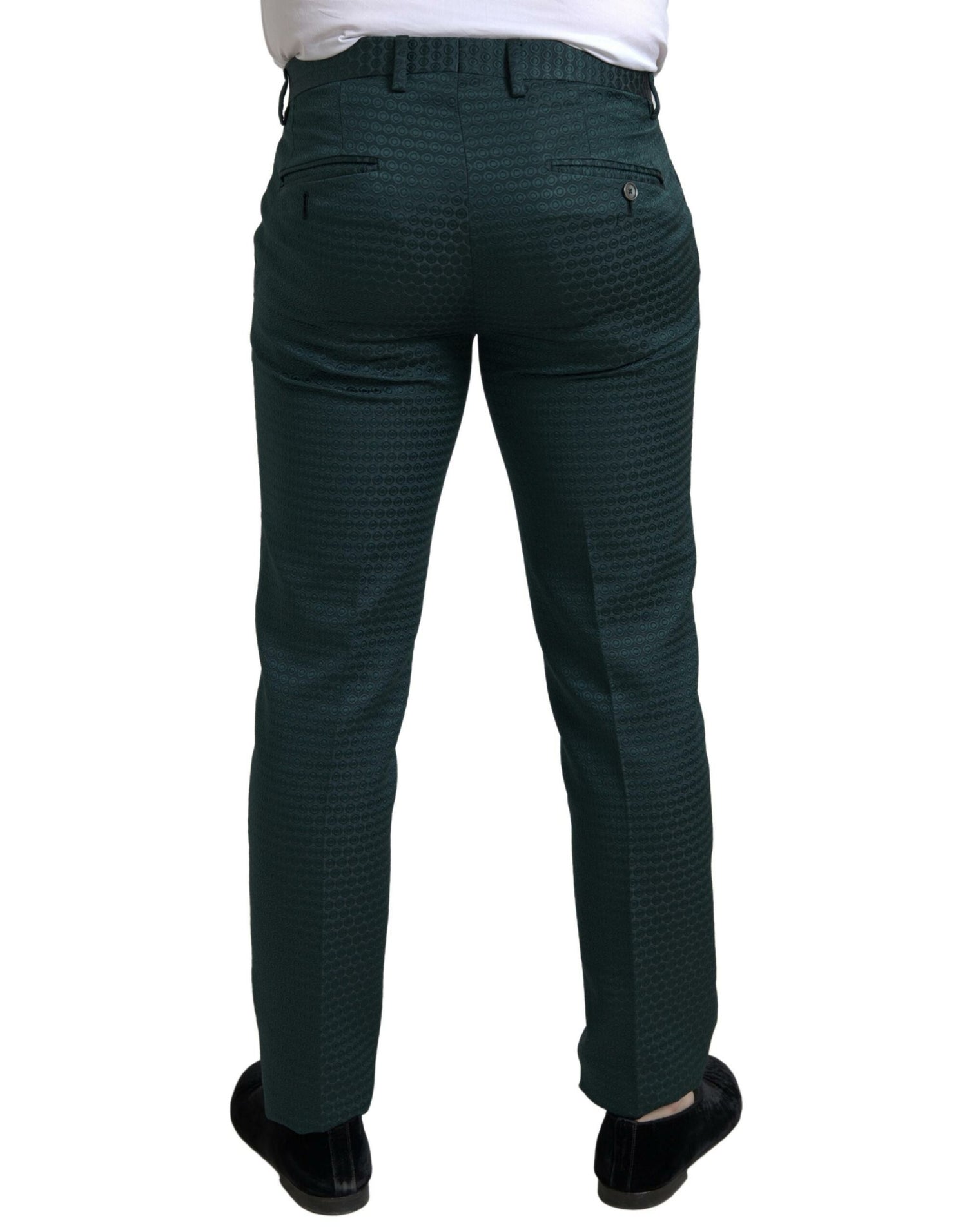 Dolce &amp; Gabbana Green 3 Piece Single Breasted MARTINI Suit