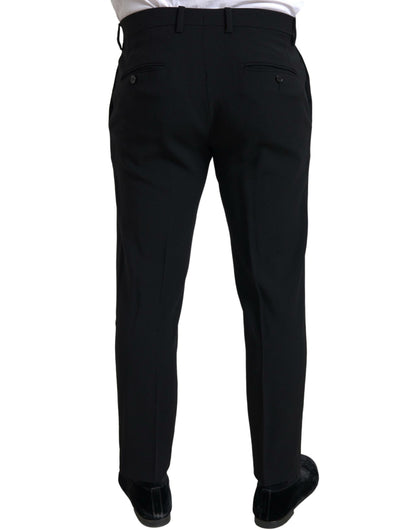 Dolce &amp; Gabbana Black 2 Piece Double Breasted SICILIA Suit