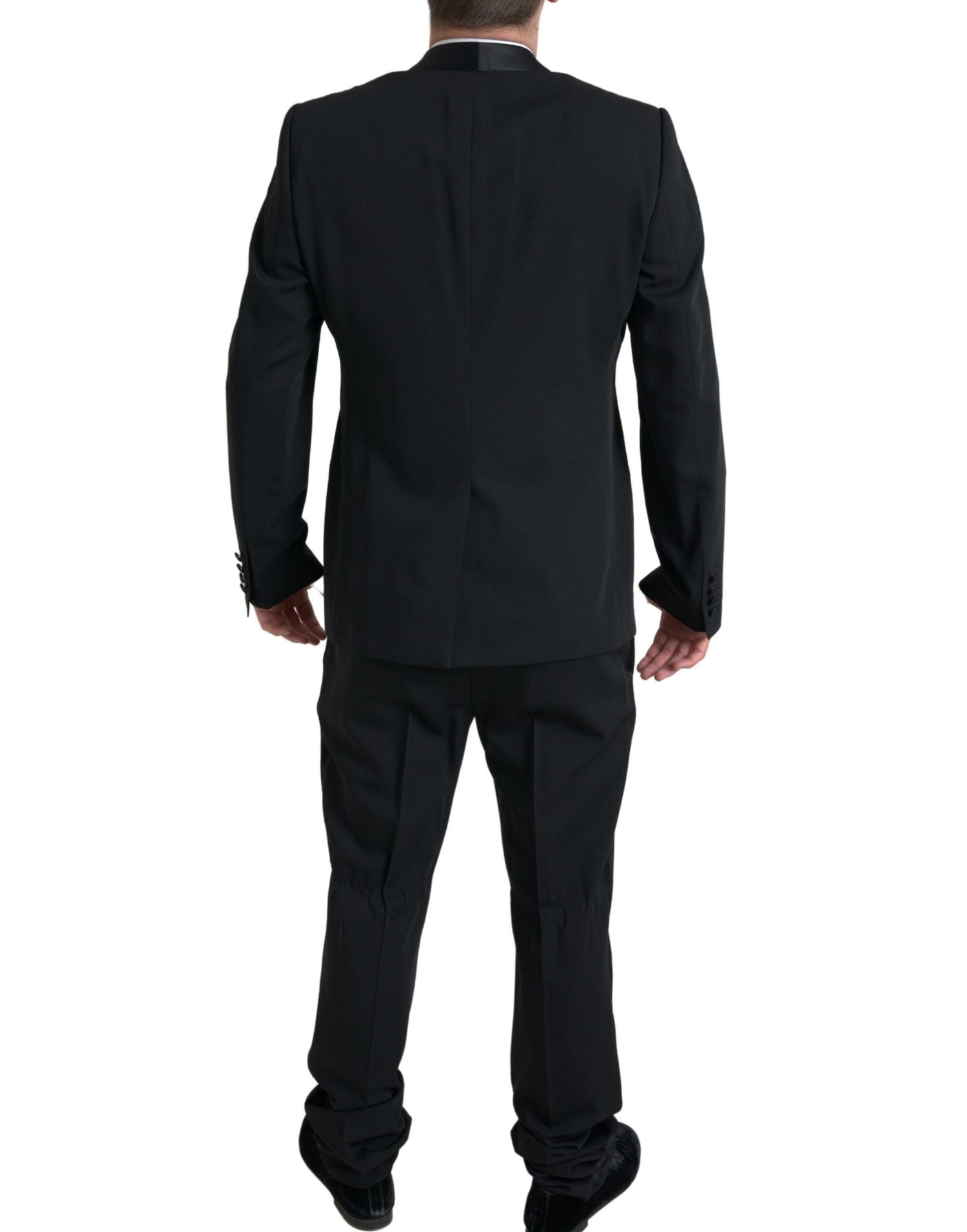 Dolce &amp; Gabbana Black 2 Piece Single Breasted MARTINI Suit