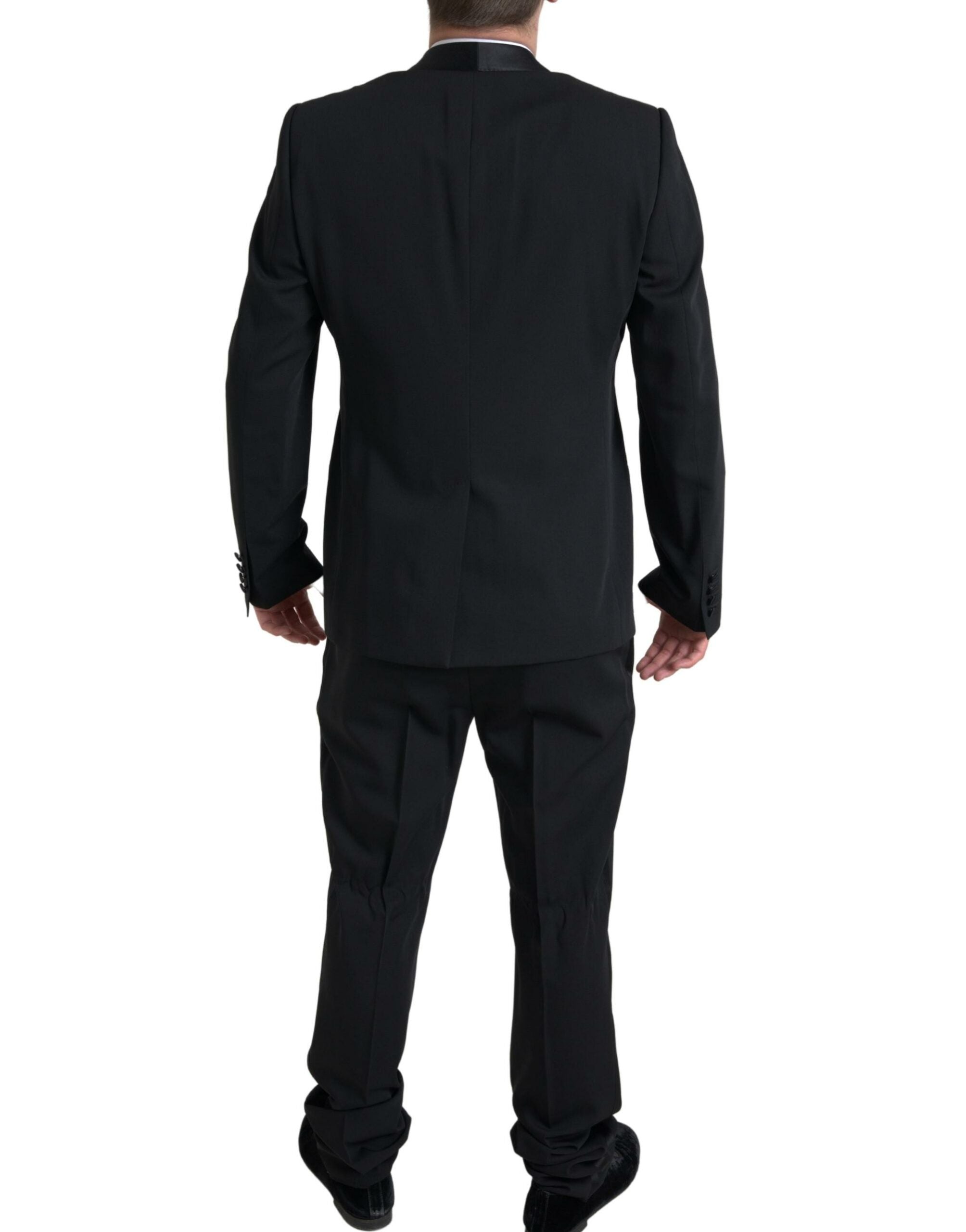 Dolce &amp; Gabbana Black 2 Piece Single Breasted MARTINI Suit