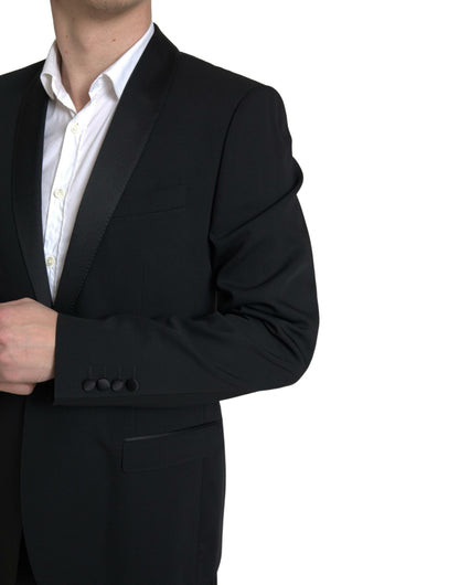 Dolce &amp; Gabbana Black 2 Piece Single Breasted MARTINI Suit