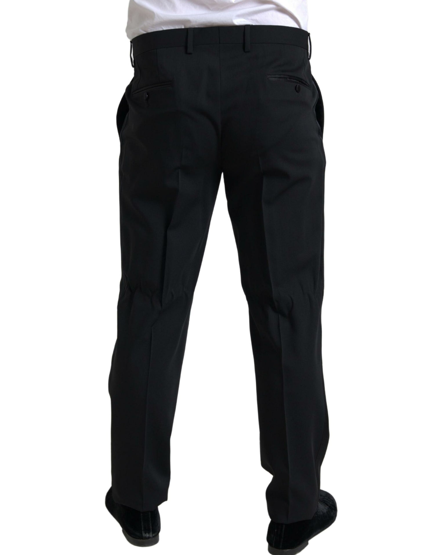 Dolce &amp; Gabbana Black 2 Piece Single Breasted MARTINI Suit