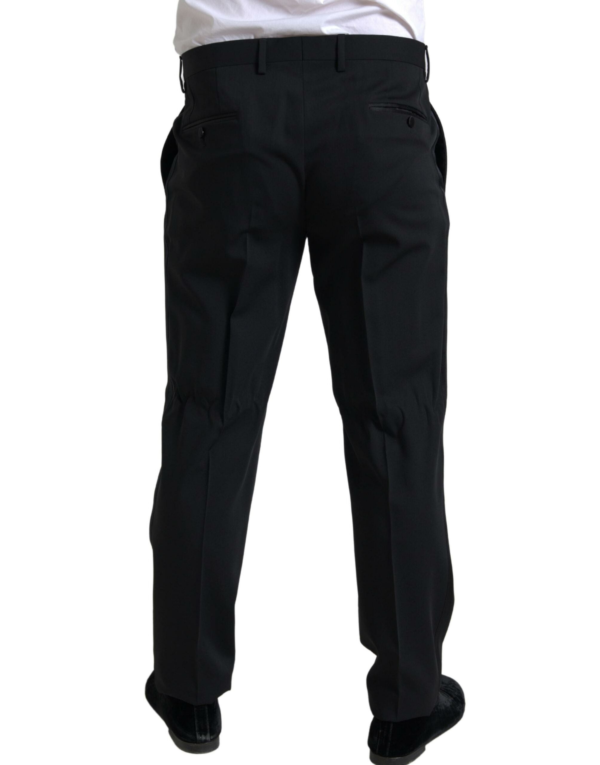 Dolce &amp; Gabbana Black 2 Piece Single Breasted MARTINI Suit