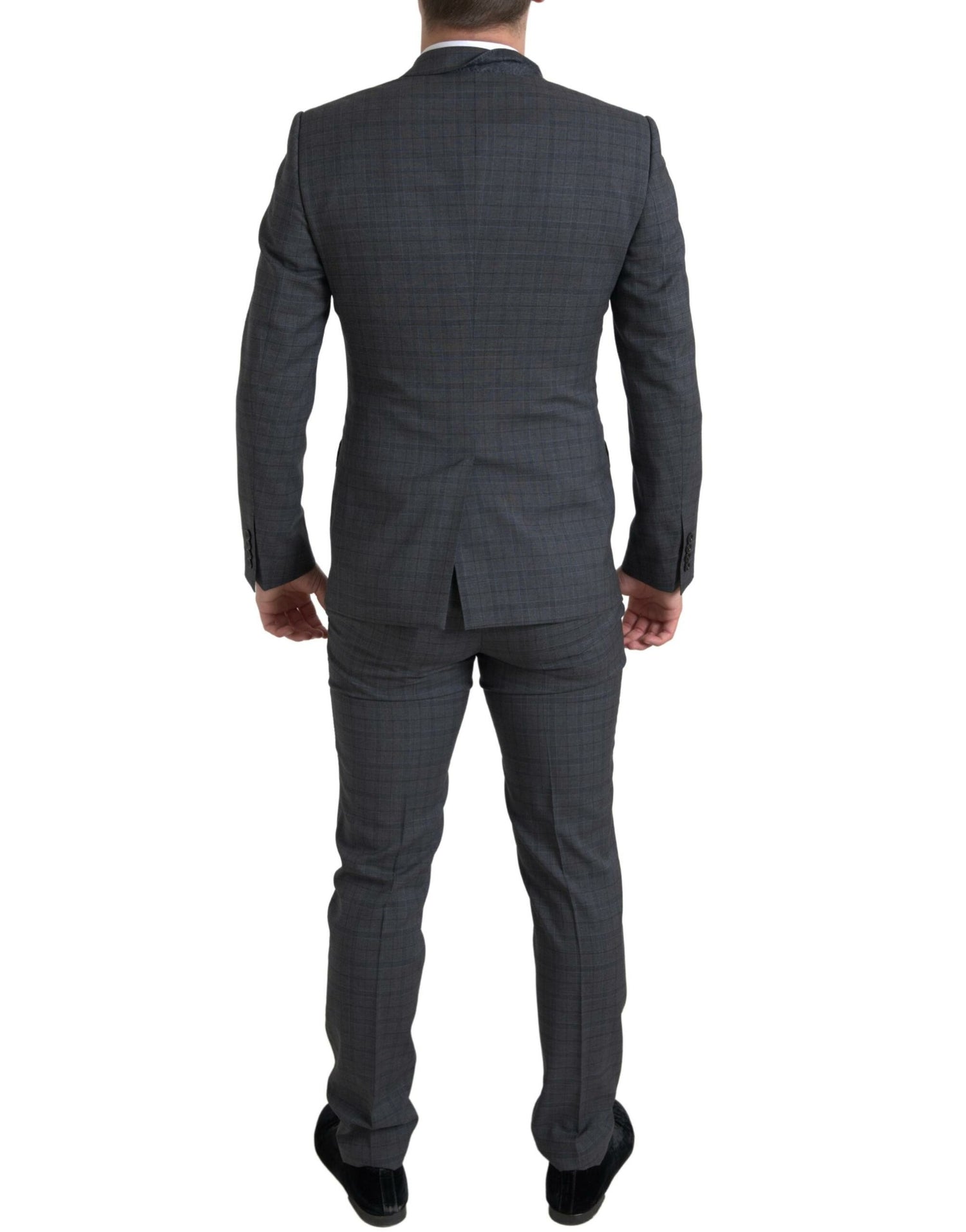 Dolce &amp; Gabbana Gray 2 Piece Single Breasted MARTINI Suit