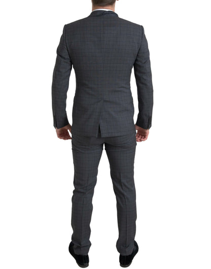 Dolce &amp; Gabbana Gray 2 Piece Single Breasted MARTINI Suit