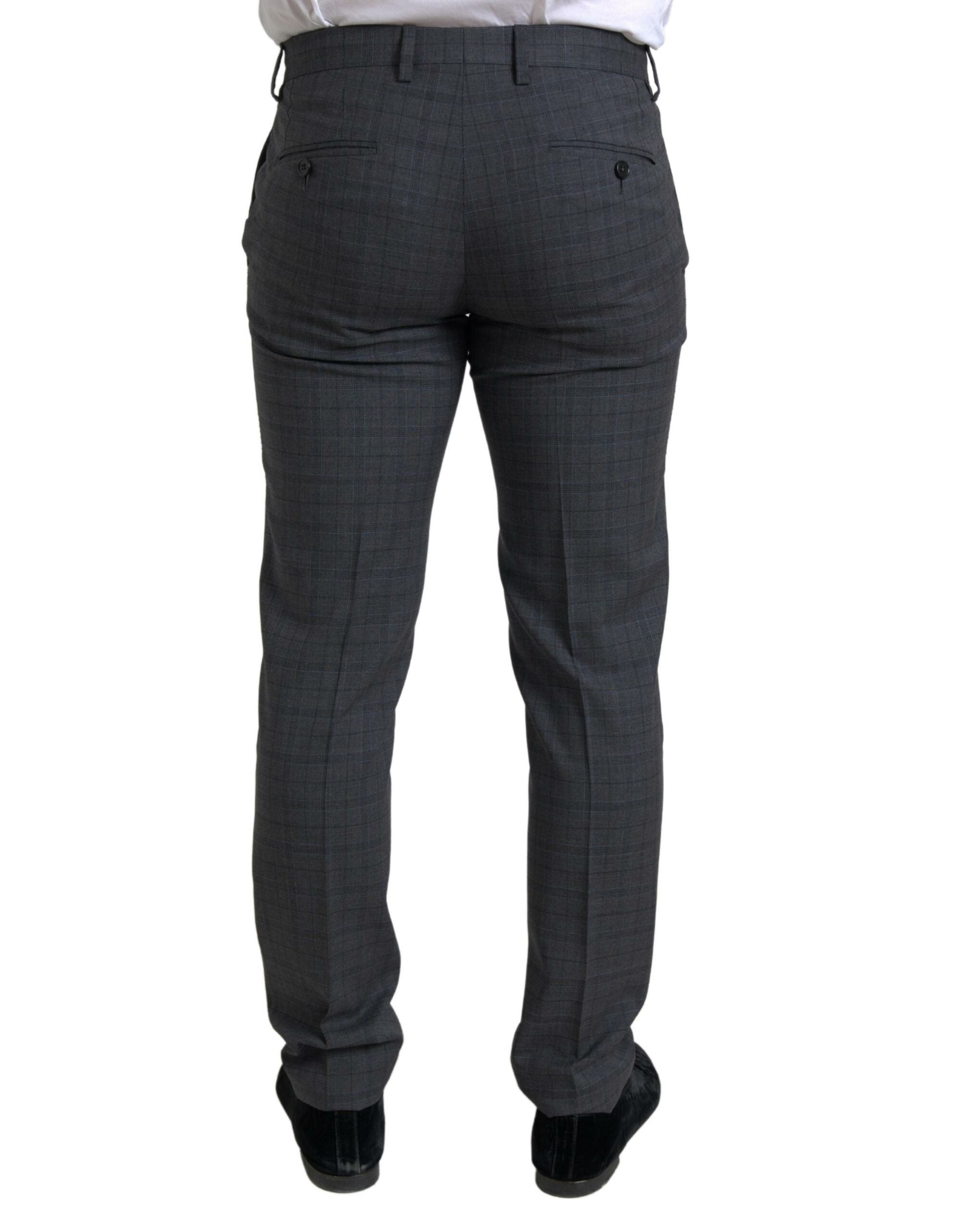 Dolce &amp; Gabbana Gray 2 Piece Single Breasted MARTINI Suit