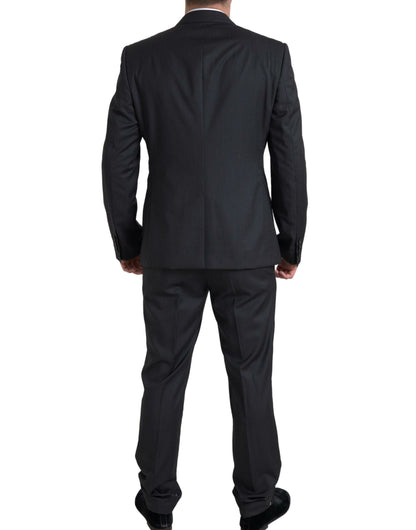 Dolce &amp; Gabbana Black 2 Piece Single Breasted MARTINI Suit