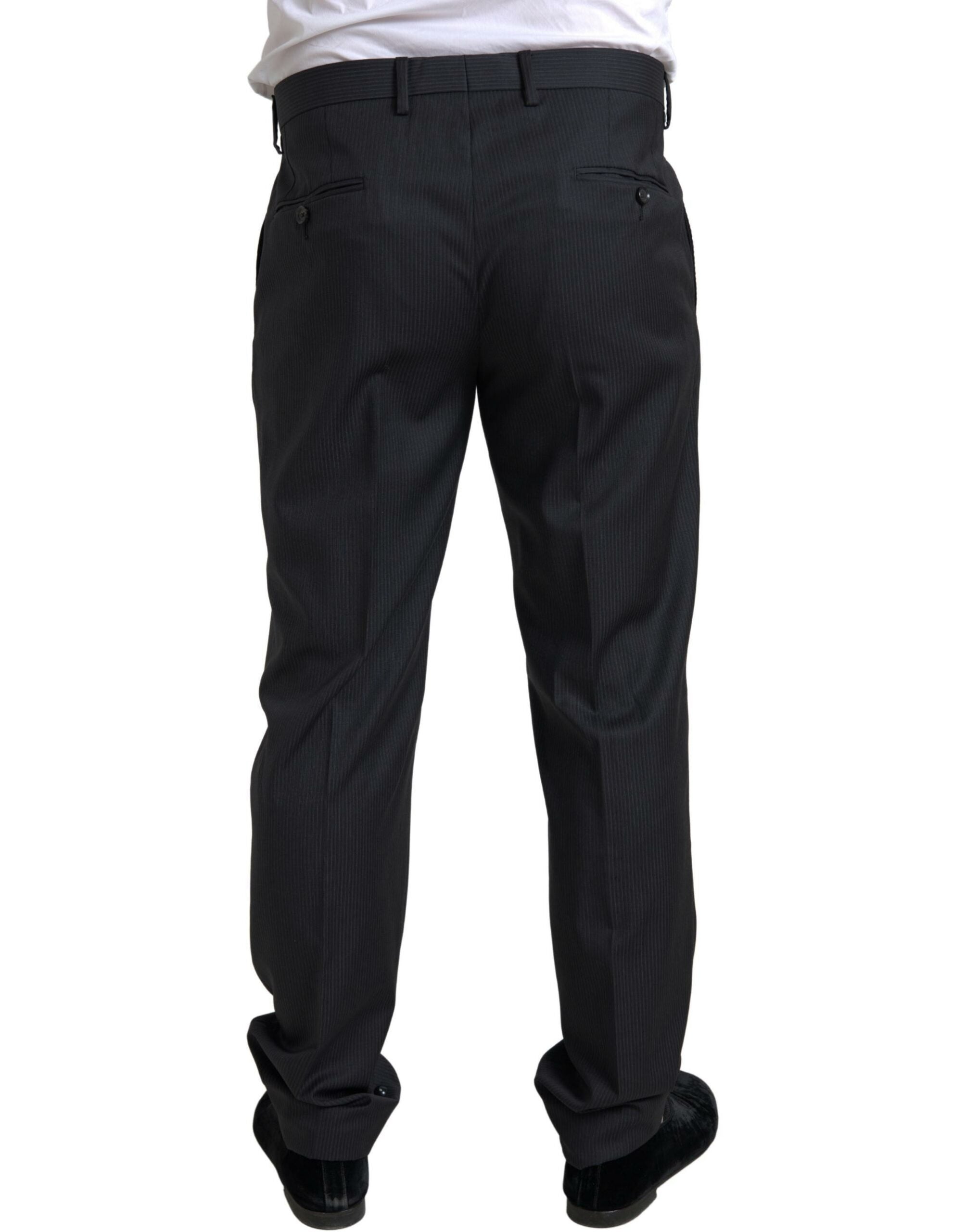 Dolce &amp; Gabbana Black 2 Piece Single Breasted MARTINI Suit