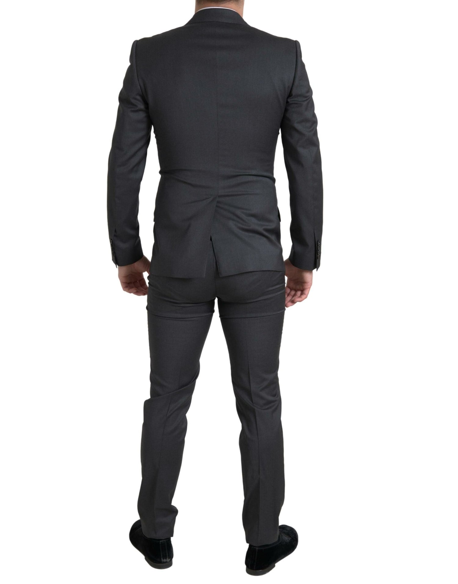 Dolce &amp; Gabbana Gray 2 Piece Double Breasted SICILIA Suit