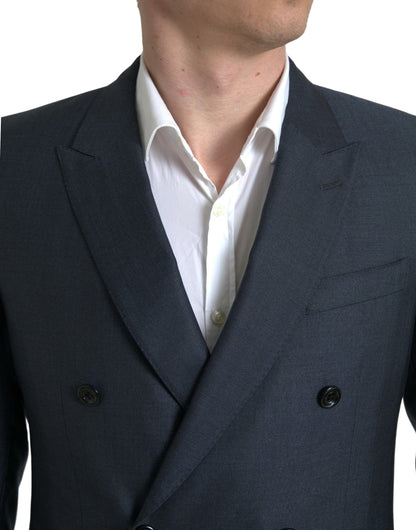 Dolce &amp; Gabbana Blue 2 Piece Double Breasted MARTINI Suit