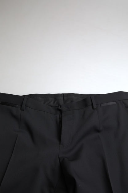 Dolce &amp; Gabbana Black 2 Piece Single Breasted MARTINI Suit