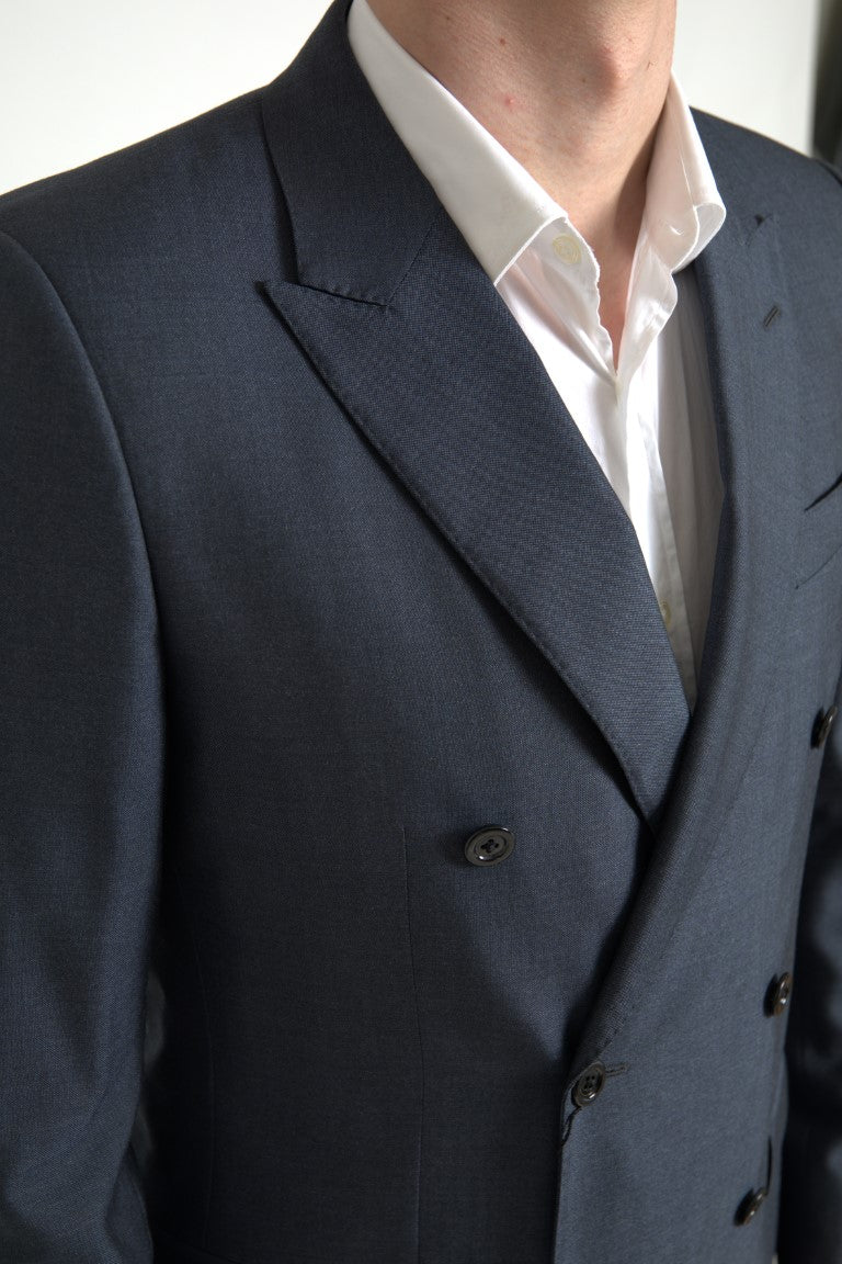 Dolce &amp; Gabbana Blue 2 Piece Double Breasted MARTINI Suit