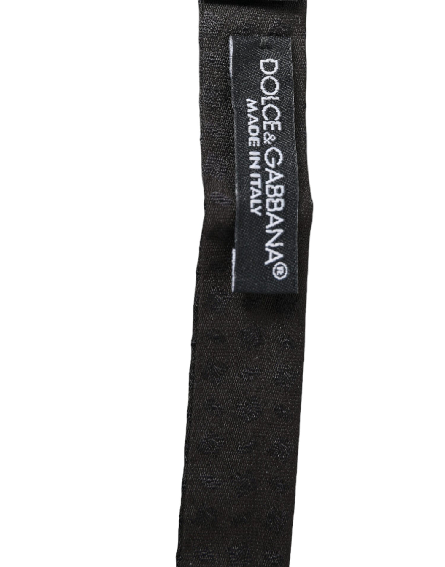 Dolce &amp;amp; Gabbana Brun Fantasy Siden Justerbar Halsringning Herrfluga Papillon