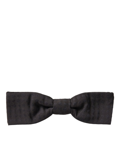 Dolce &amp;amp; Gabbana Brun Fantasy Siden Justerbar Halsringning Herrfluga Papillon