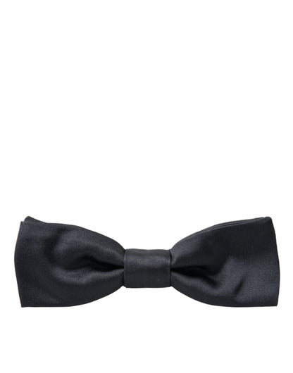 Dolce &amp;amp; Gabbana Mörkgrå Siden Justerbar Halsringning Herrfluga Papillon
