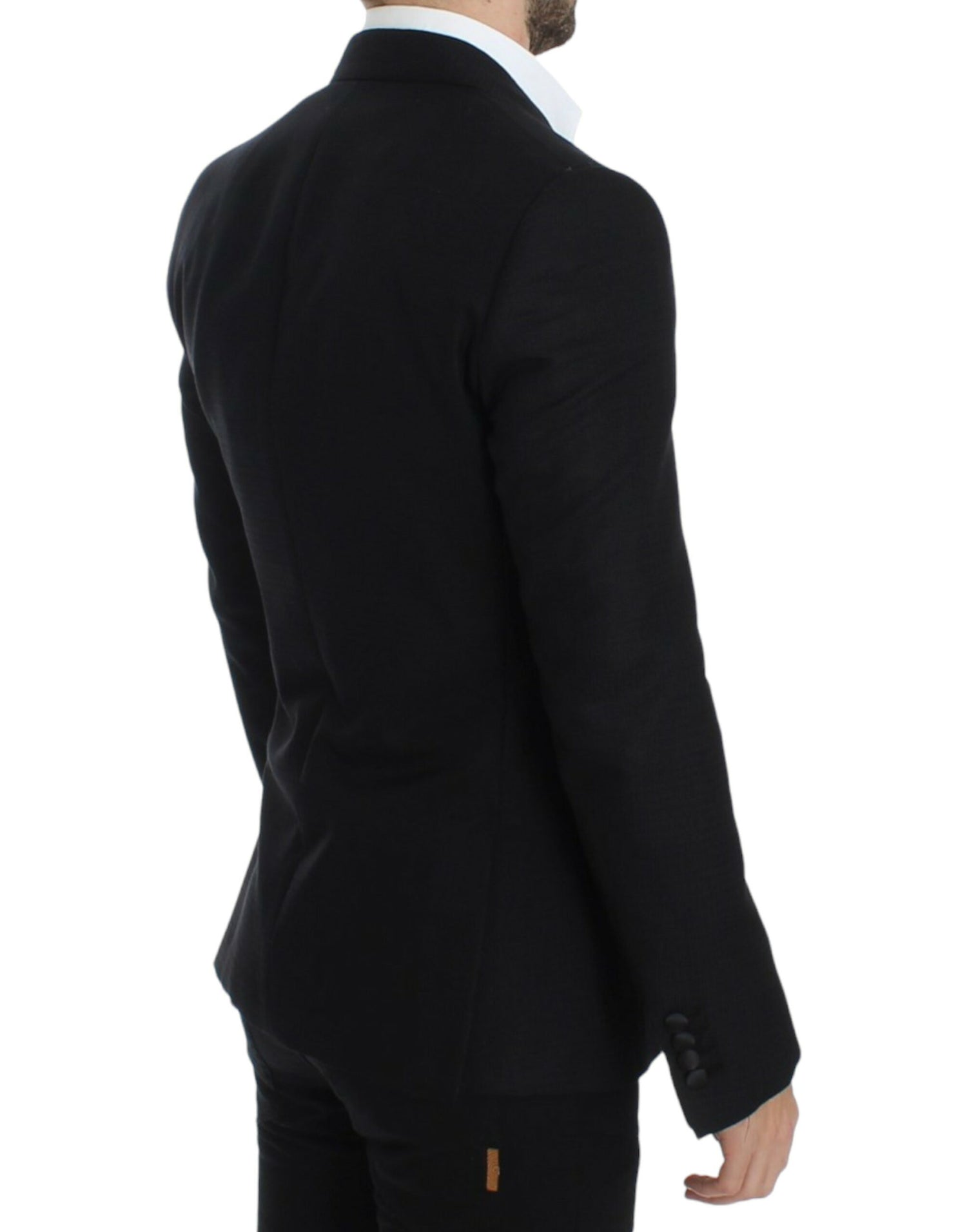 Dolce &amp;amp; Gabbana Svart ull-siden SICILIA kavaj