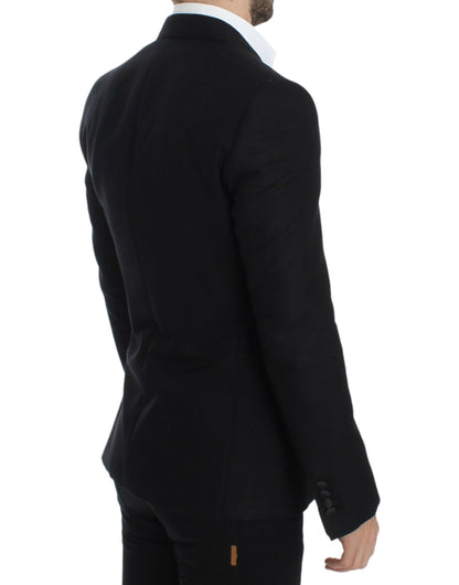 Dolce &amp;amp; Gabbana Svart ull-siden SICILIA kavaj