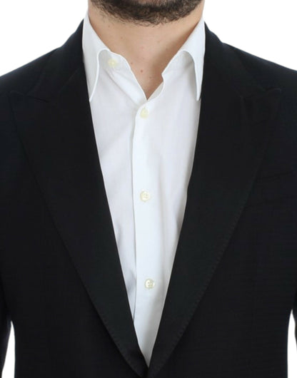 Dolce &amp;amp; Gabbana Svart ull-siden SICILIA kavaj