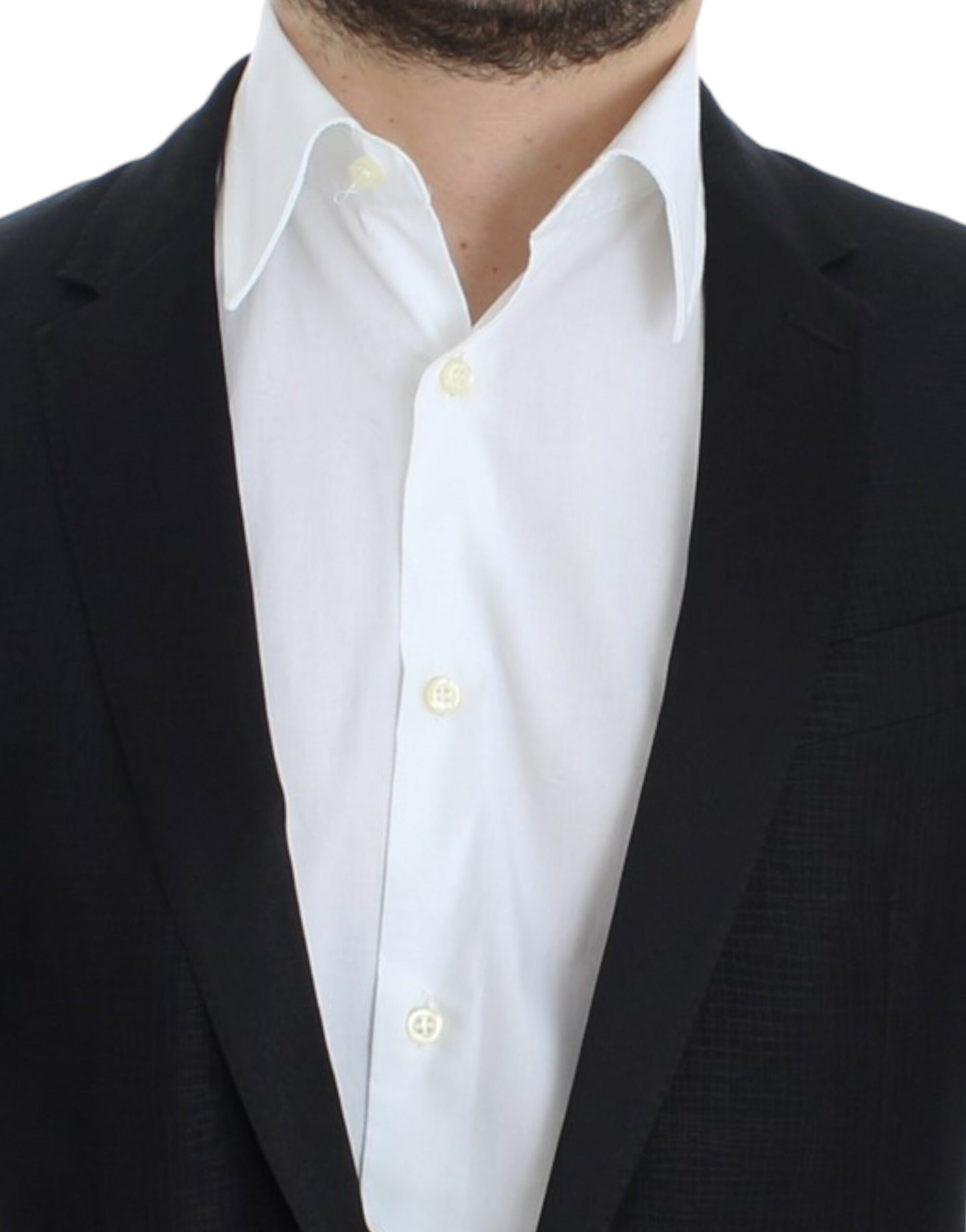 Dolce &amp; Gabbana Black wool MARTINI slim blazer