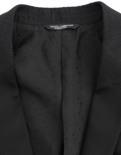 Dolce &amp; Gabbana Black wool MARTINI slim blazer
