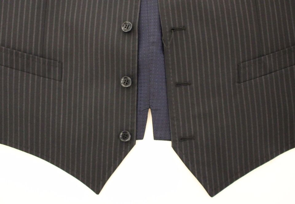 Dolce &amp; Gabbana Gray Stretch Formal Dress Vest Gilet
