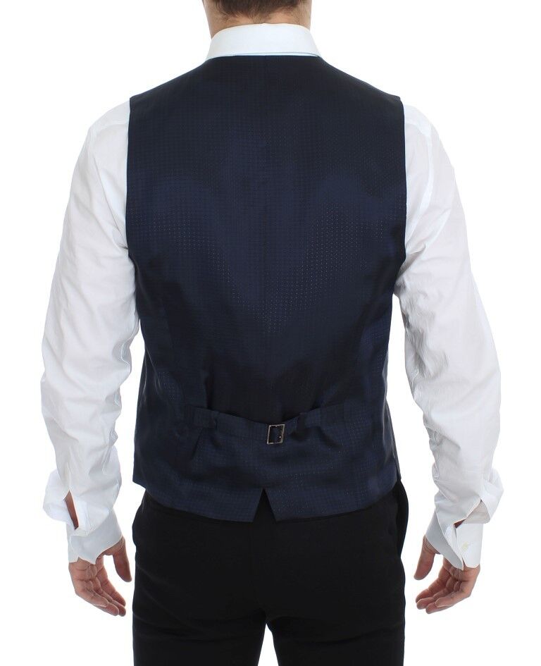 Dolce &amp; Gabbana Gray Stretch Formal Dress Vest Gilet
